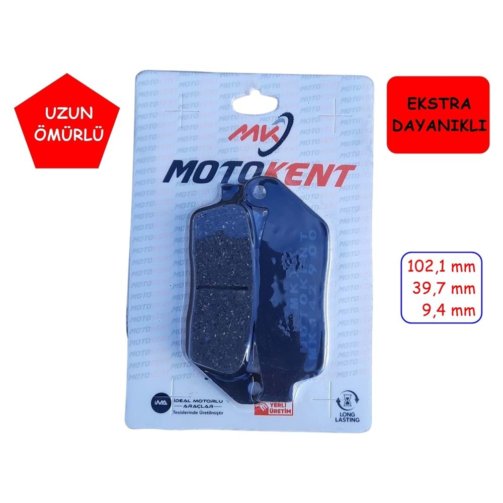 142 FREN DİSK BALATASI ÖN MTK XMAX 250 2014 sonrası HONDA CBR 250-CB 650 SUZUKİ GW 250 İNAZUMA
