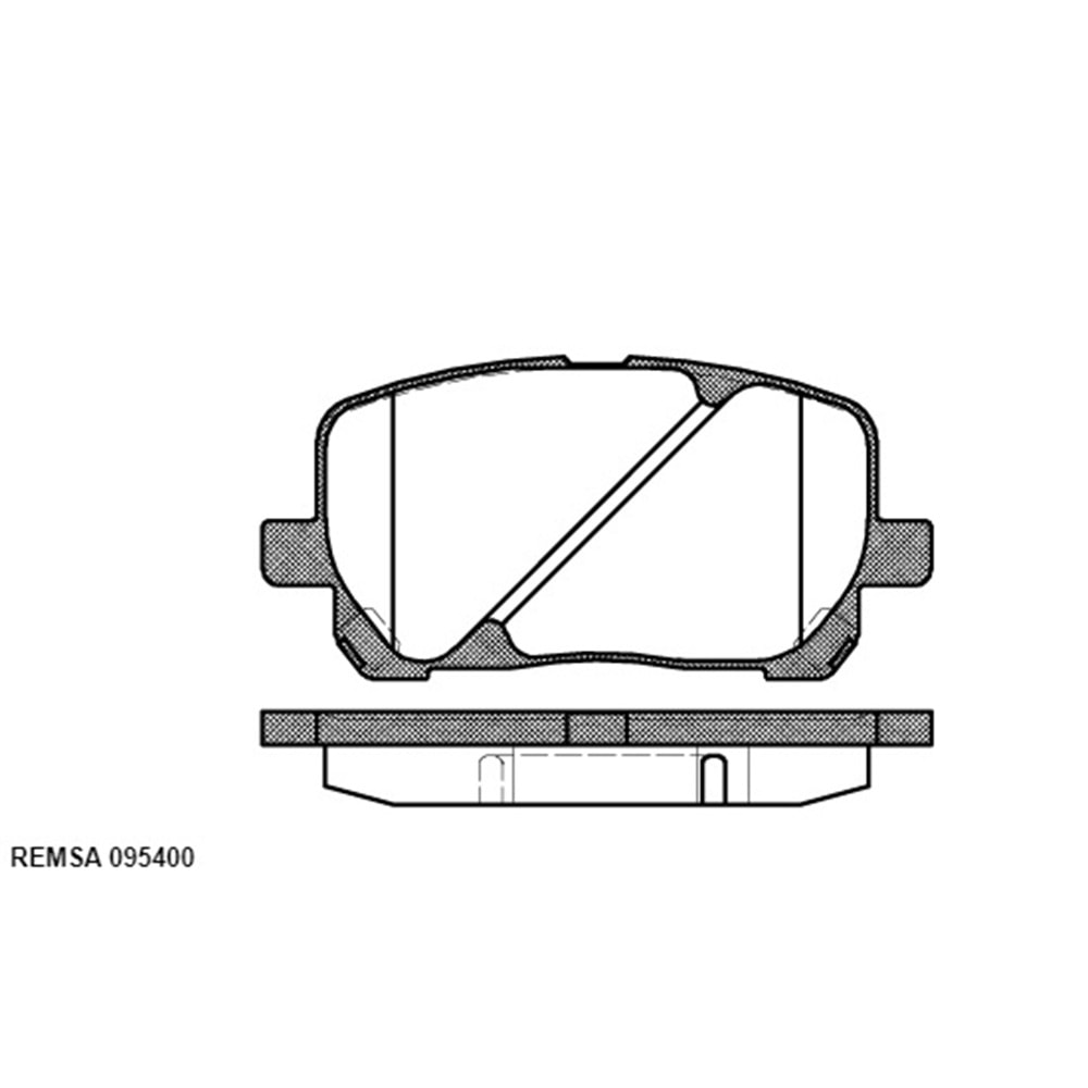 Disk Balata Toyota Avensis Verso Ön -
