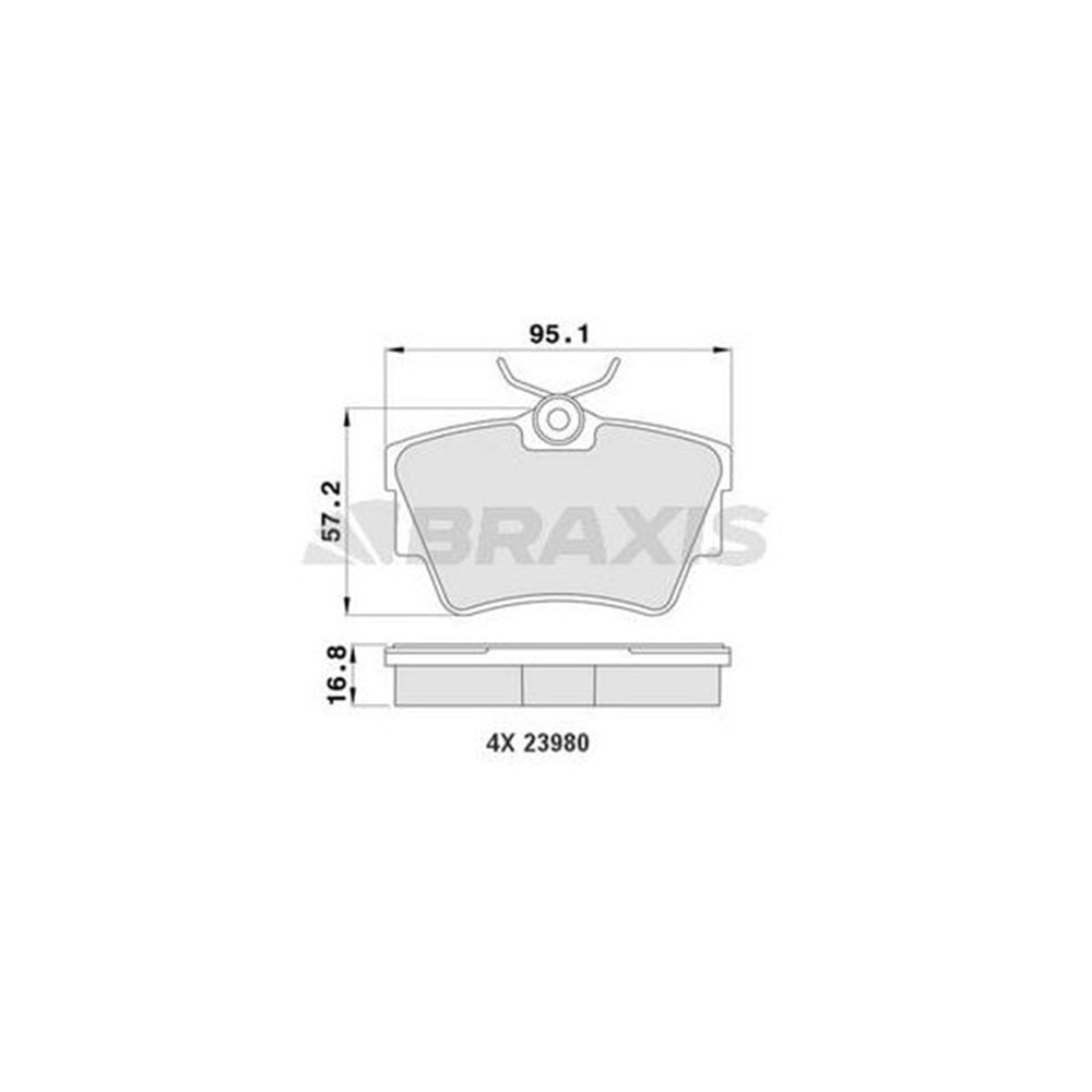 Disk Balata Renault TRAFİC II, Nissan PRİMaster, Opel Vivaro Arka