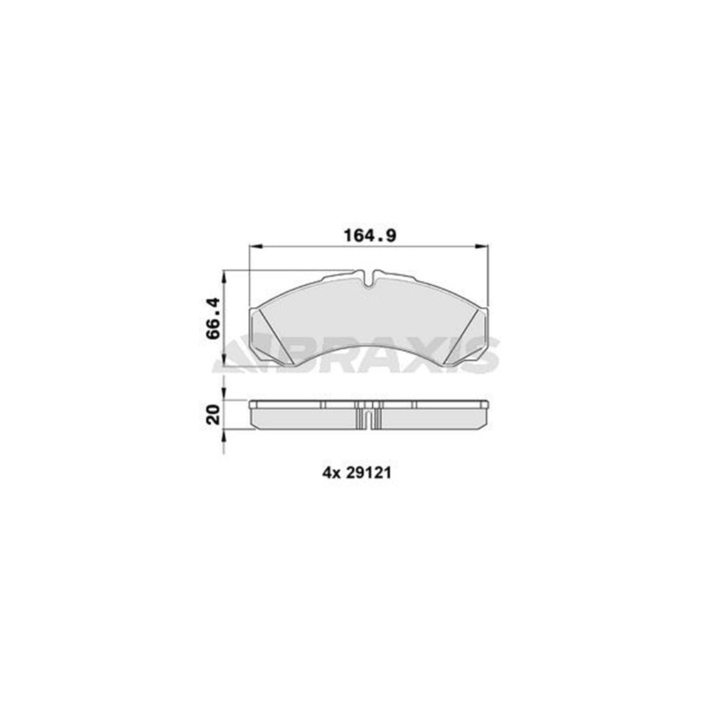 Disk Balata Renault Mascott, İveco Daily 99-06 Ön (+ 2mm) -