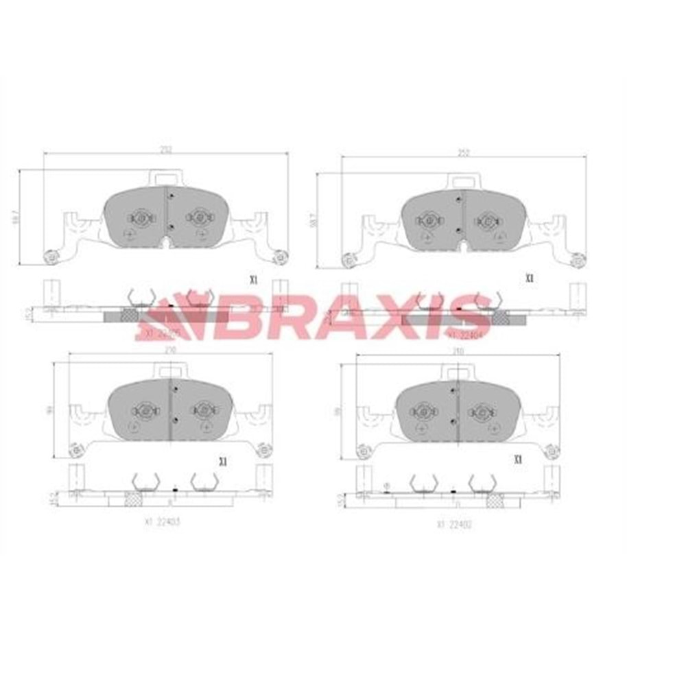 Disk Balata Vw, Audi A4 (8W2,B9) 1.4 TFSI, Audi A5 Ön -