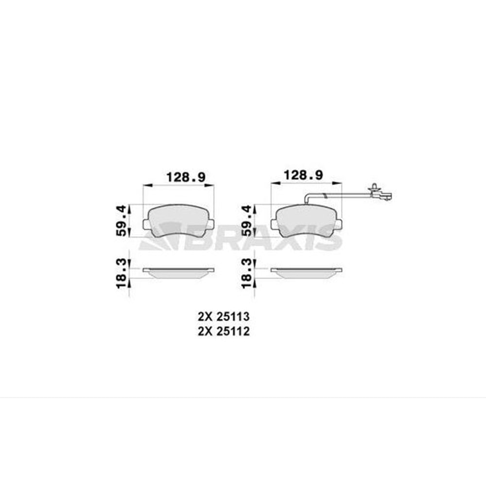 Disk Balata Renault Master III, Opel Movano B Arka -