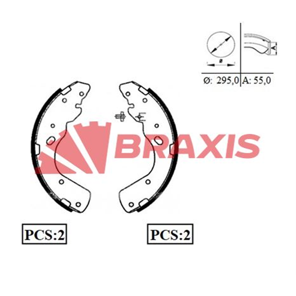 Kampana Balata Nissan Navara, Ford Rancer, Mazda B2500, B2200 98-06 ***
