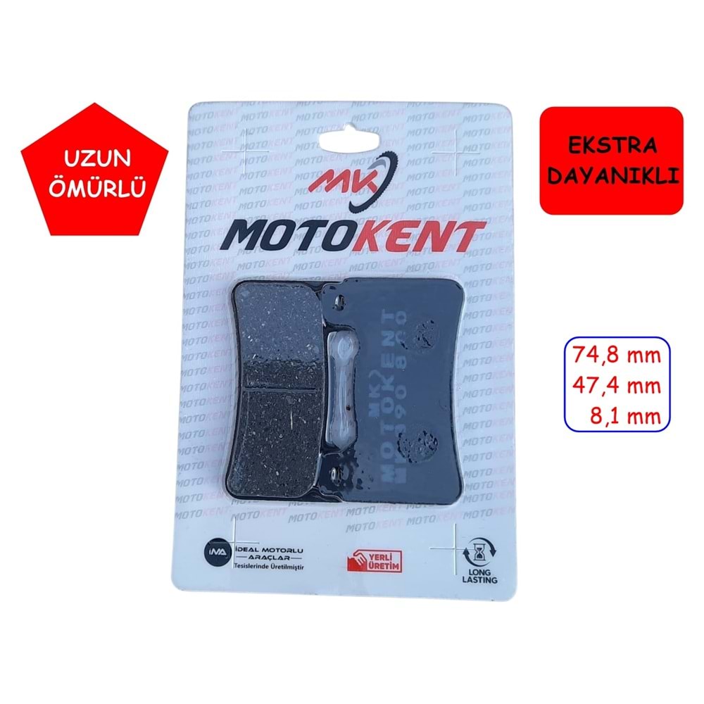 390 ÖN FREN DİSK BALATASI MTK HONDA CBR 600 RR(2005-2016) - CBR 1000 RR