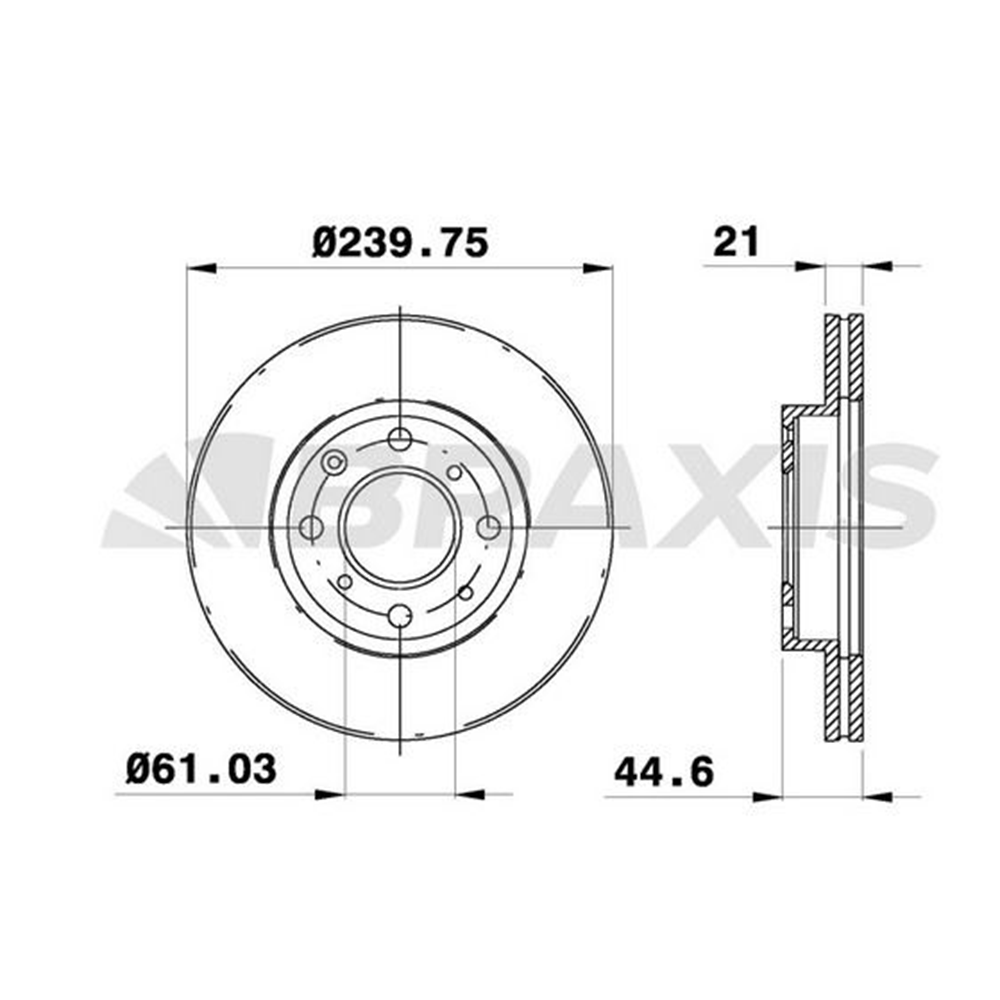 Fren Diski Honda Civic IV, V Euro Ön - 240 MM