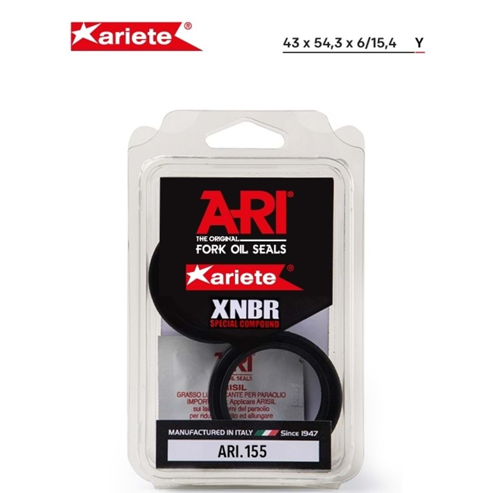 ARI-155 AMORTİSÖR TOZ KEÇESİ ÖN (2 ADET) 41x54.3x6/15.4 Y