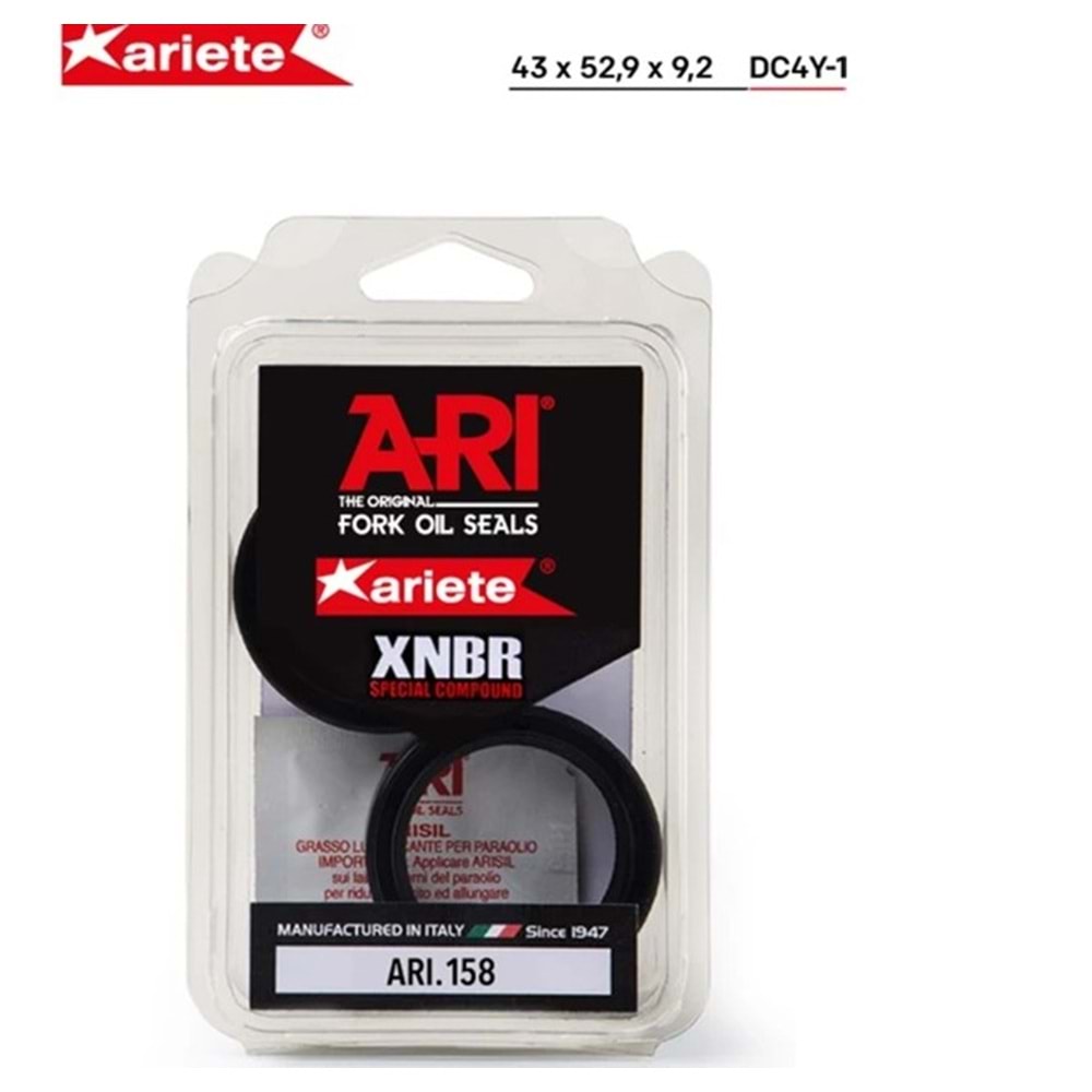 ÖN AMORTİSÖR YAĞ KEÇESİ 43 x 52,9 x 9,2 DC4Y (ÇİFT YAYLI)