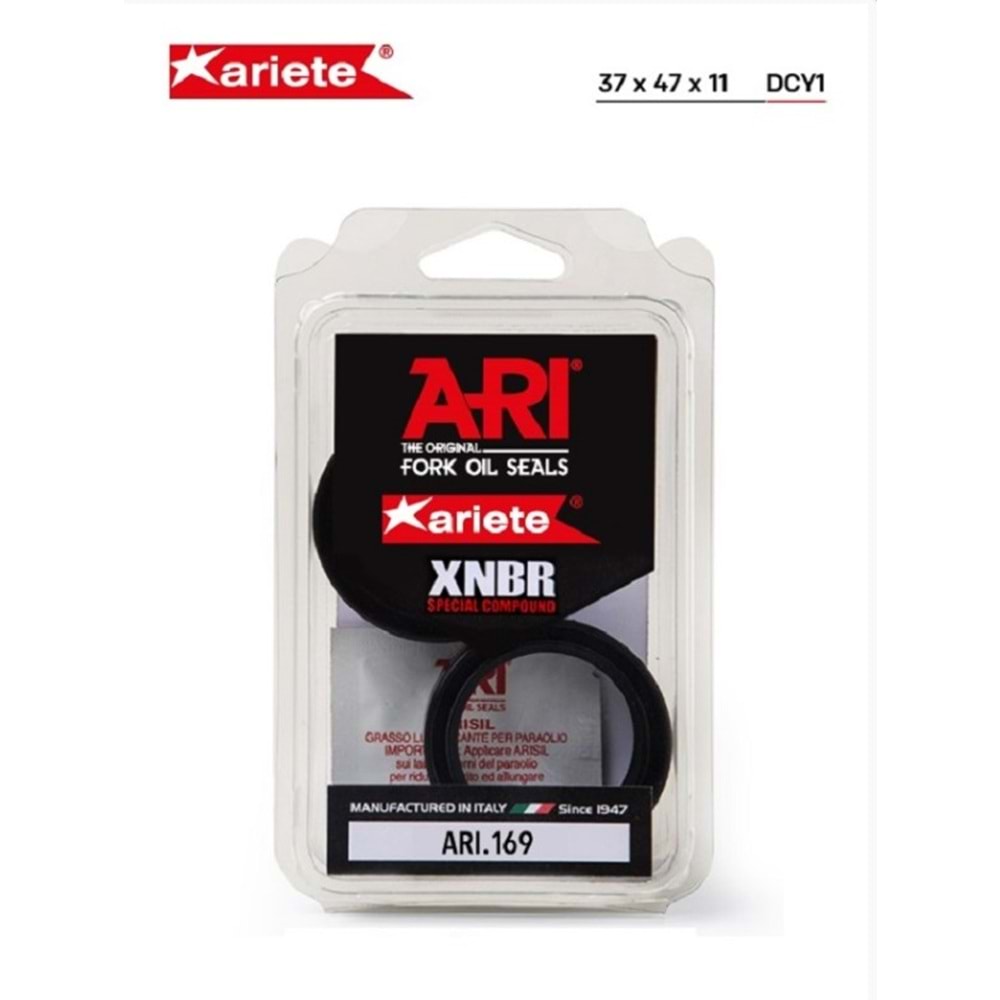 ÖN AMORTİSÖR YAĞ KEÇESİ 37 X 47 X 11 DCY (ÇİFT YAYLI) BMW R1200 GS, R1250 GS ARIETE