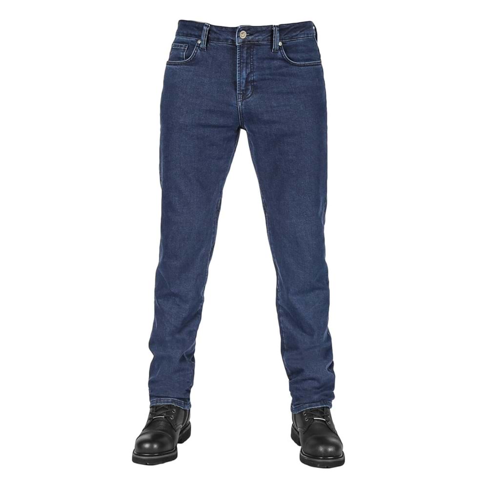Urbanizer Dark Blue Cordura Korumalı Motosiklet Kot Pantolonu Erkek - 30-32