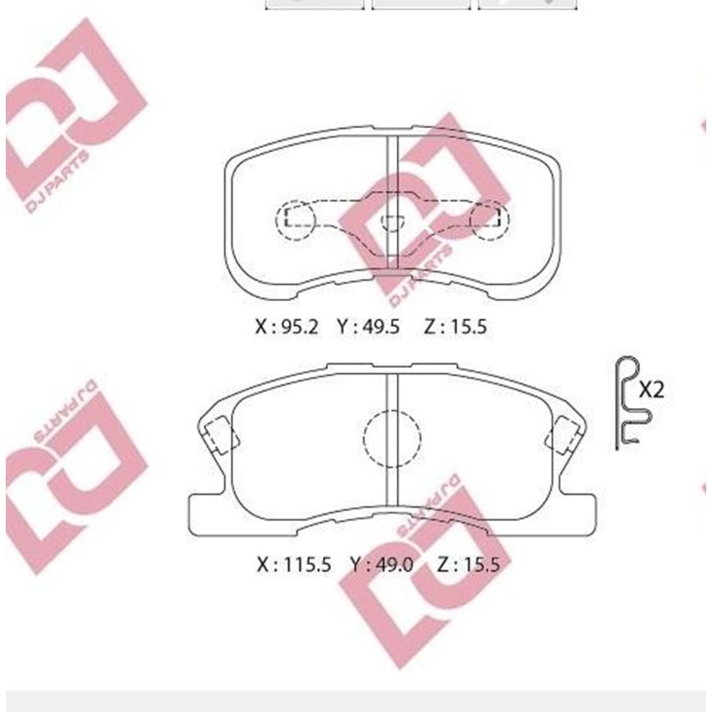 Disk Balata Daihatsu Sirion 1.0 Ön