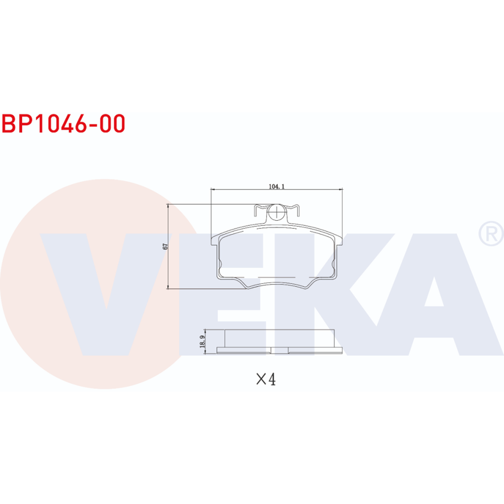 Disk Balata Vw Audi 80 (81,85,B2) 1.6 Ön -