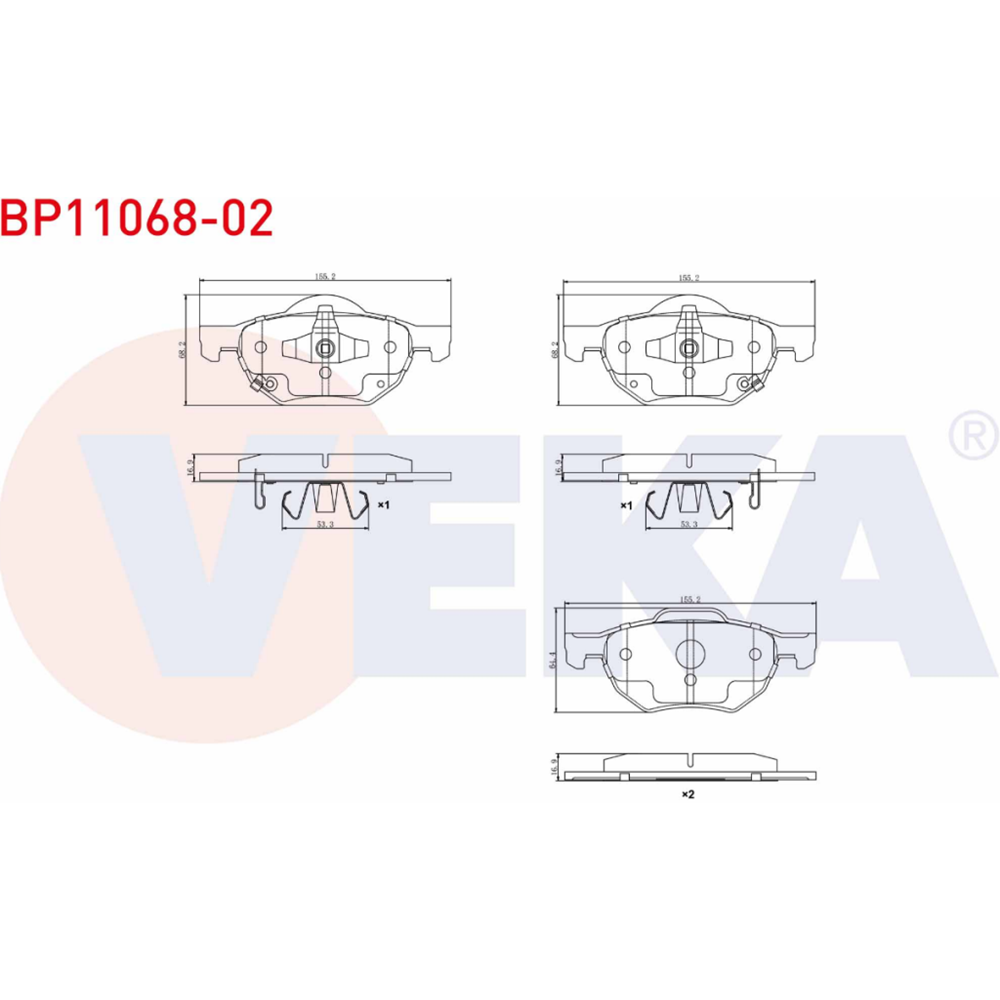 Disk Balata Honda Accord Ön -