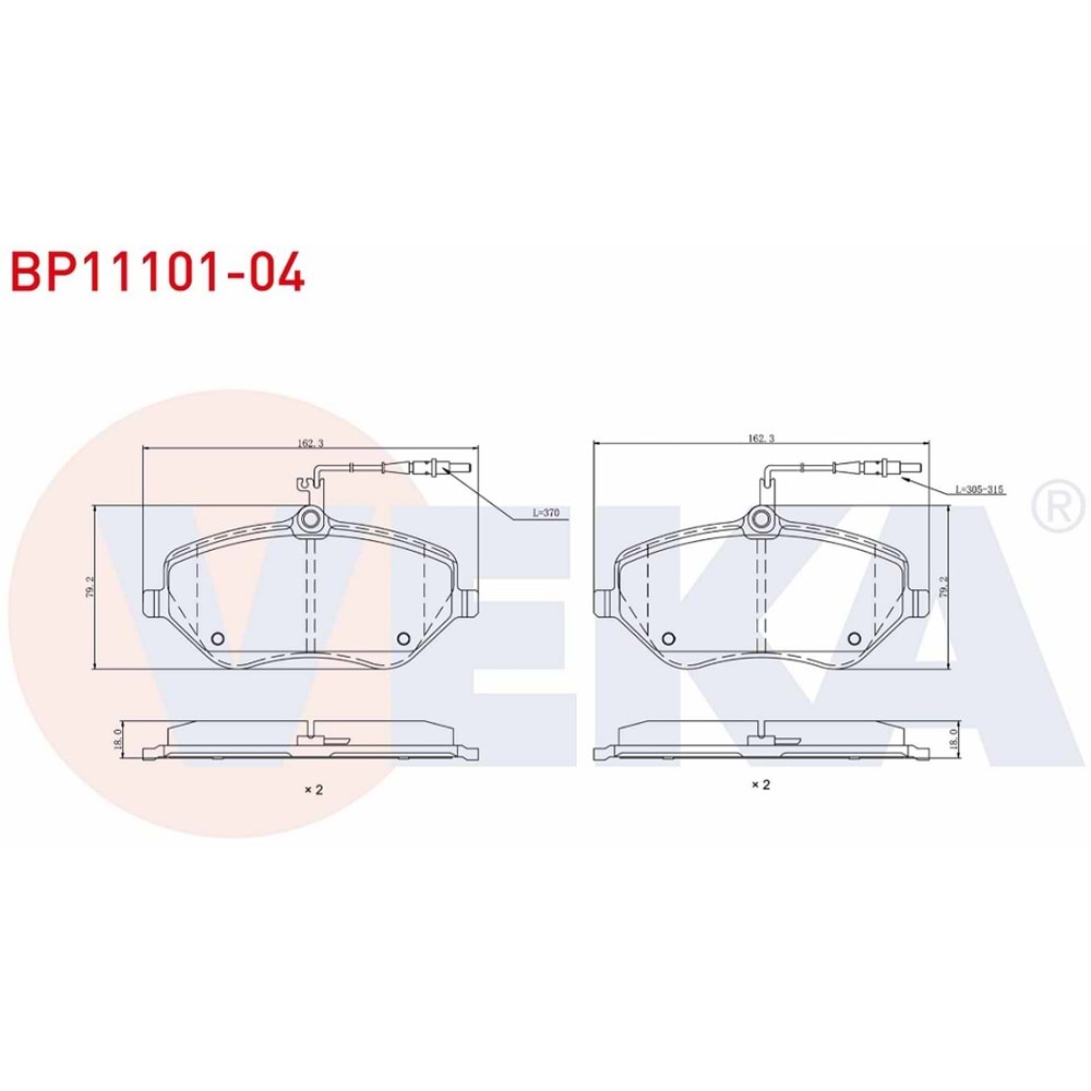 Disk Balata Peugeot 407, 607, Citroen C6, C5 Ön -