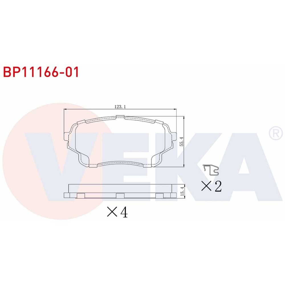 Disk Balata Suzuki Grand Vitara Ön -
