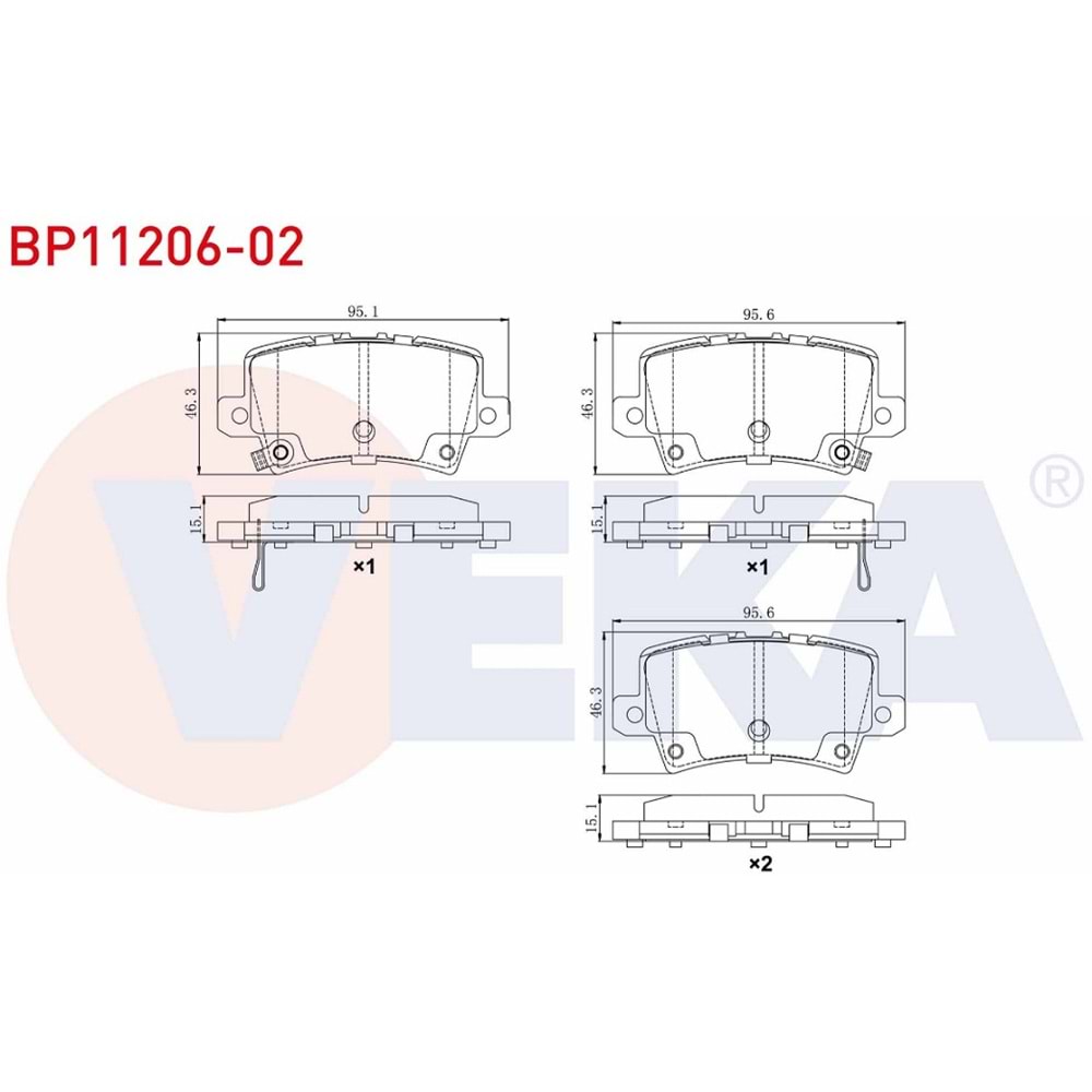 Disk Balata Honda Civic VIII Arka -