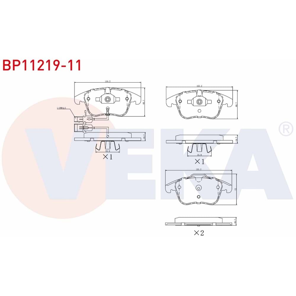 Disk Balata Vw, Audi A4 Ön