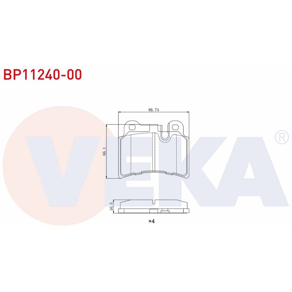 Disk Balata Vw Touareg Arka -