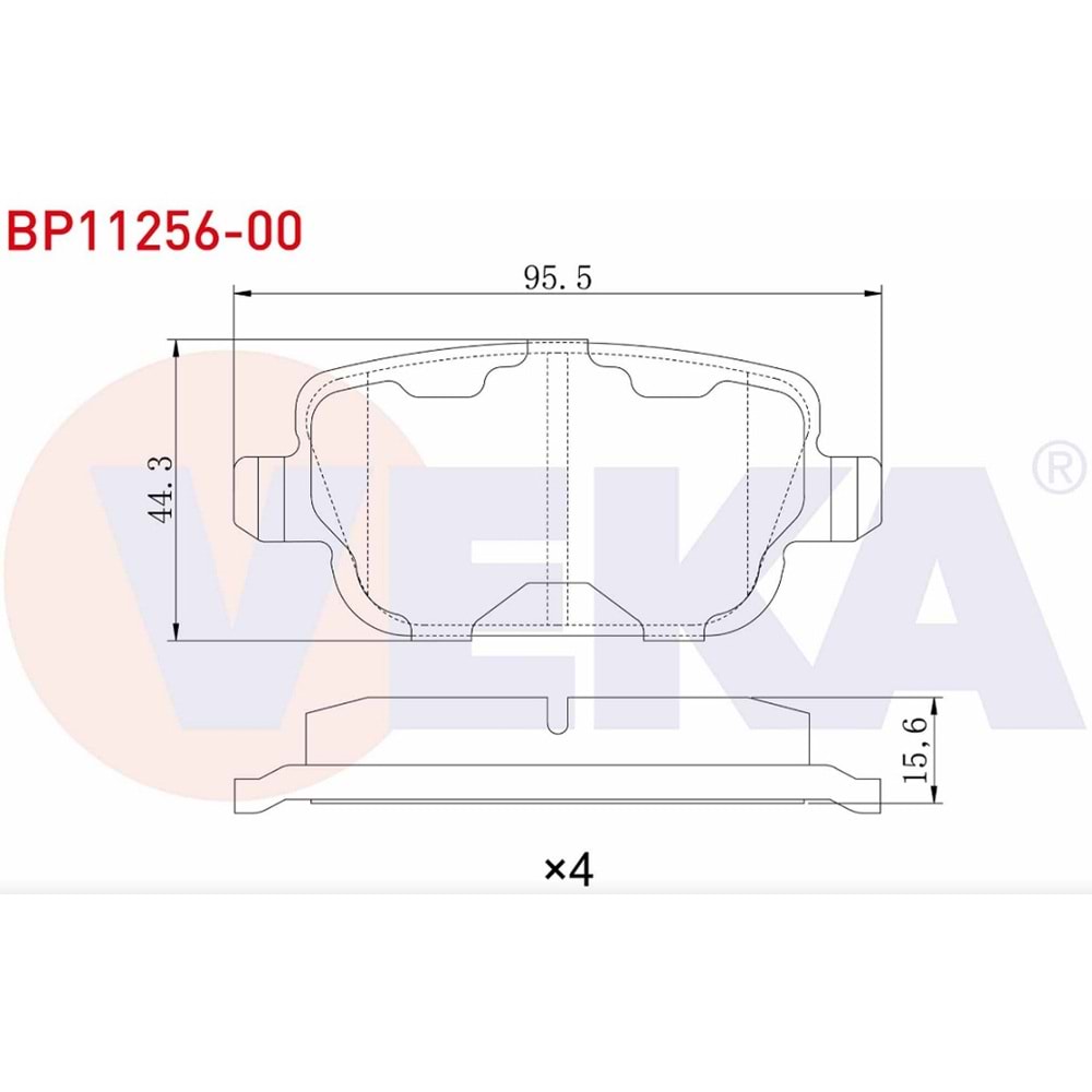 Disk Balata Ford, Bmw, Land Rover Arka -