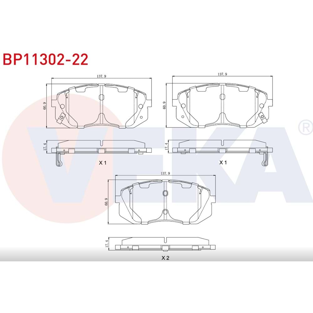 Disk Balata Hyundai İX35, Tucson, İ40, Kia Carens, Sportage Ön