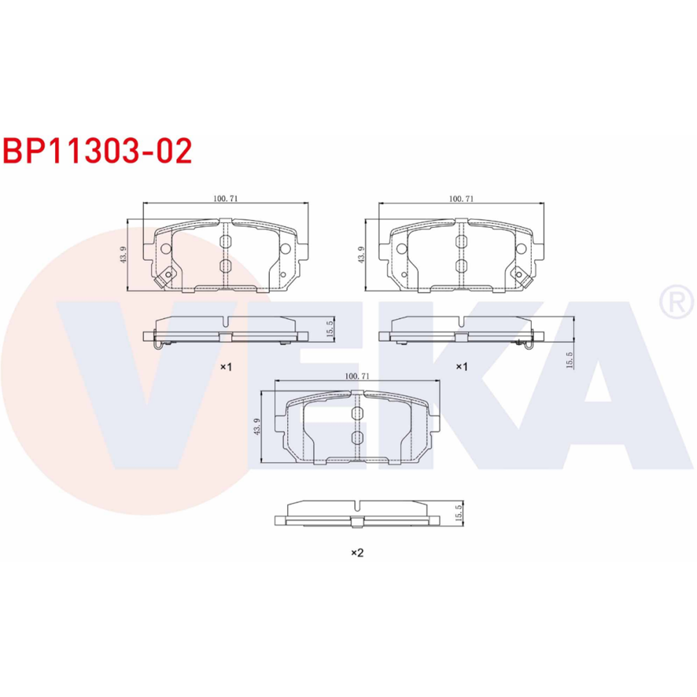 Disk Balata Kia Carens III 2.0 CRDI Arka -
