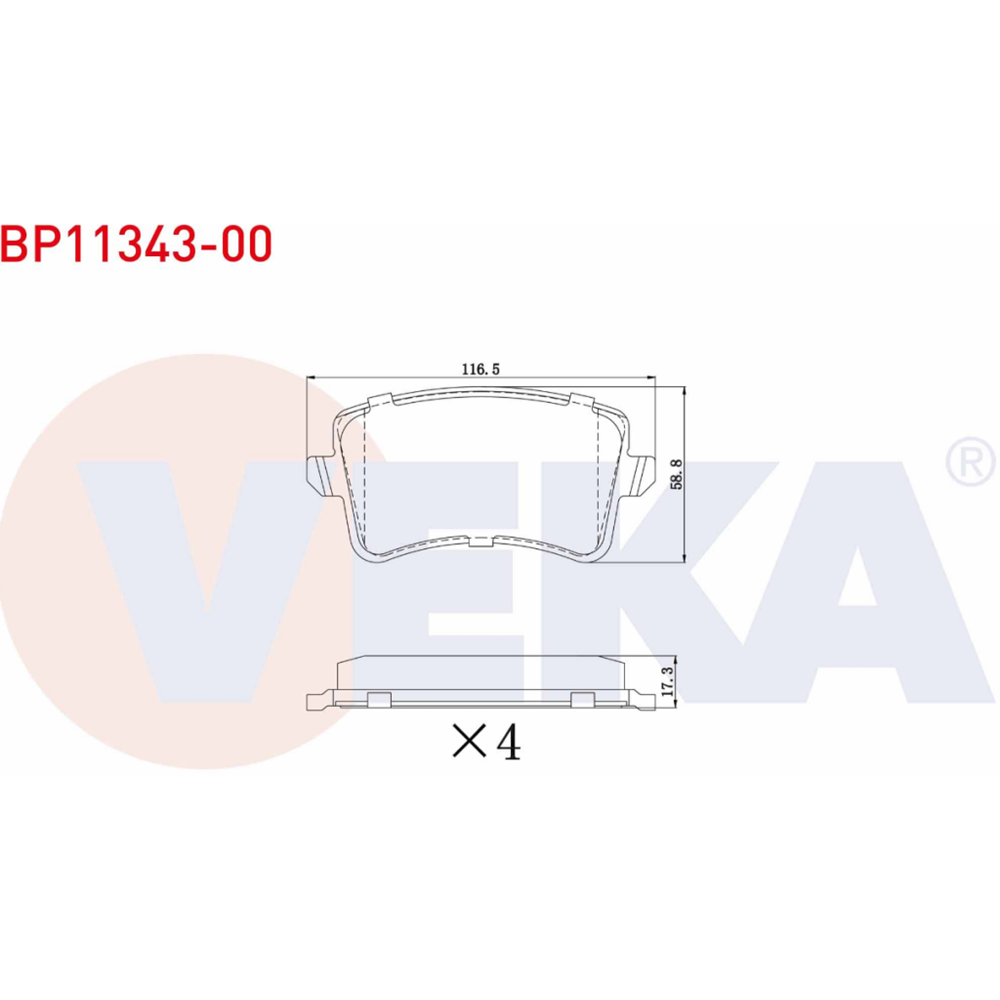 Disk Balata Vw Audi Q5, A5, A4 Arka -