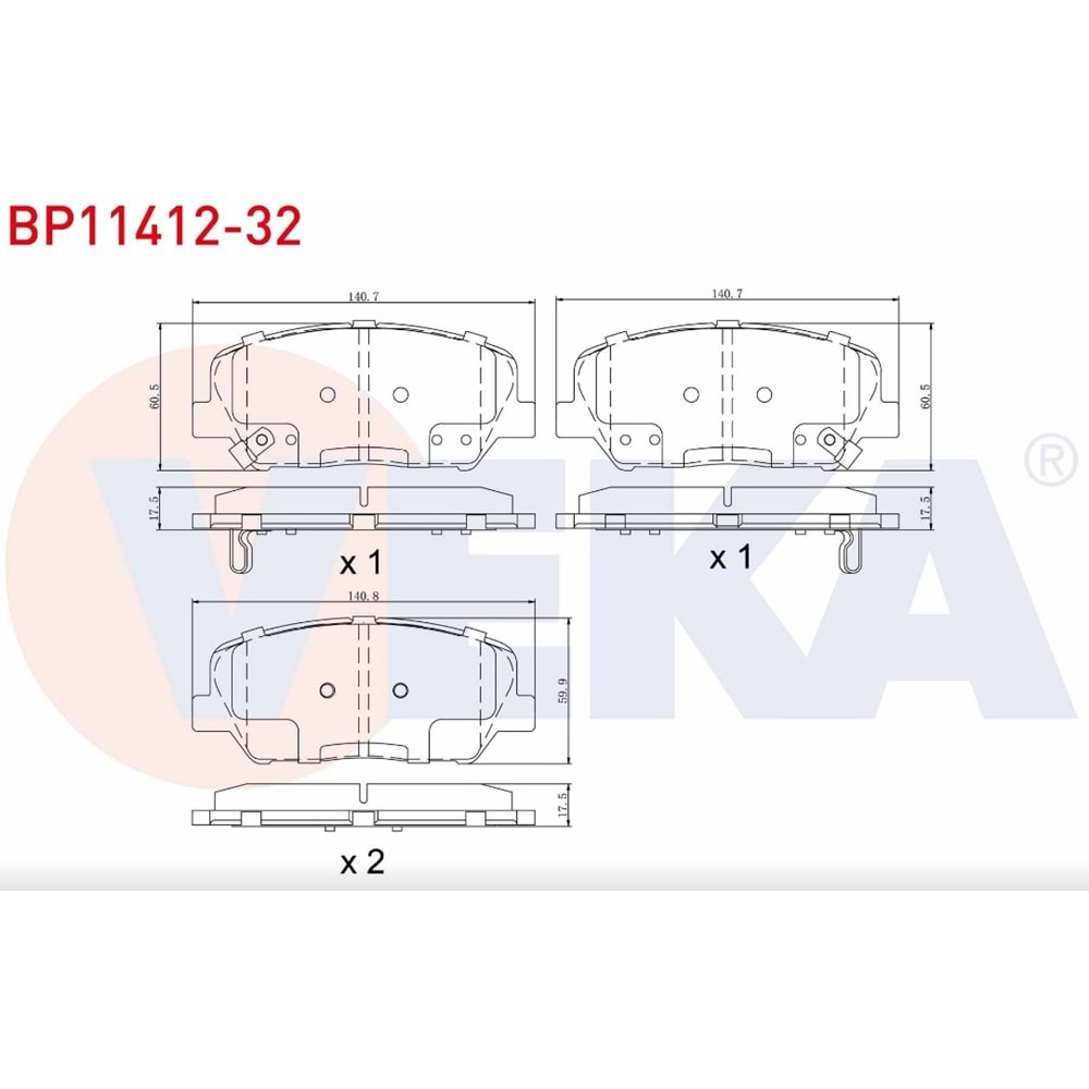 Disk Balata Hyundai Genesis COUpE, Kia Ceed, Hyundai İ30, Kia Optima Ön -