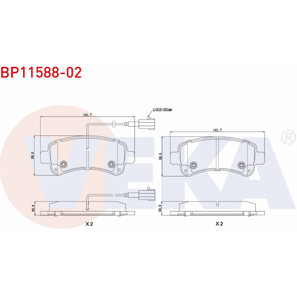 Disk Balata Fiat Ducato 2.0, Citroen Jumper, Peugeot Boxer Arka -