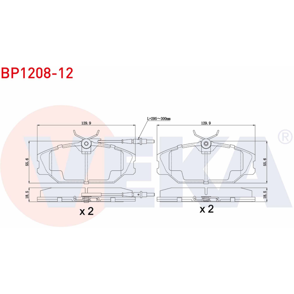 Disk Balata Renault Megane, Laguna, SAFRANE Ön -