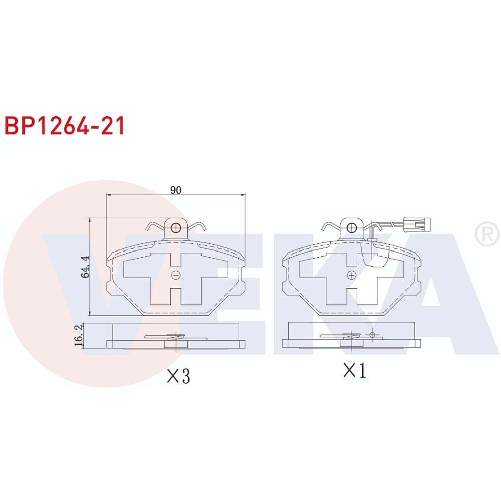 Disk Balata Fiat Tipo, Tempra Ön -