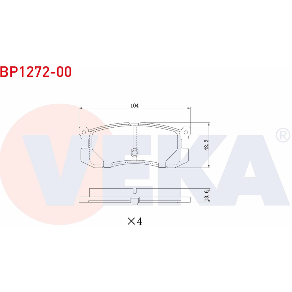 Disk Balata Mazda 626 III Arka -