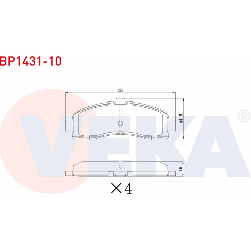 Disk Balata Nissan Micra II Ön -
