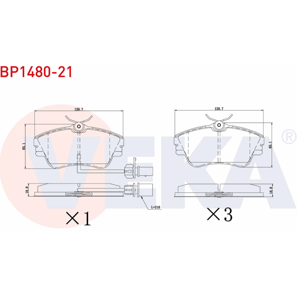 Disk Balata Vw T4 Fişli Ön -