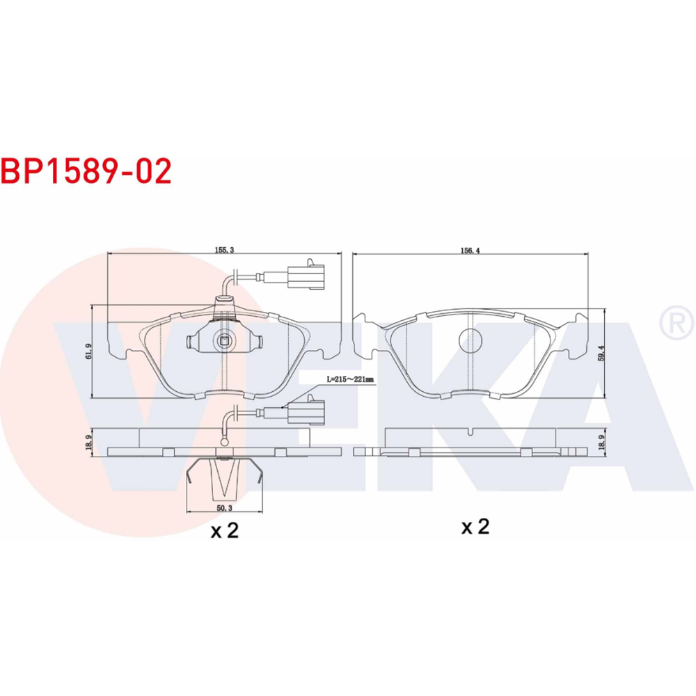Disk Balata Fiat Marea (185) 2.0İ Ön -