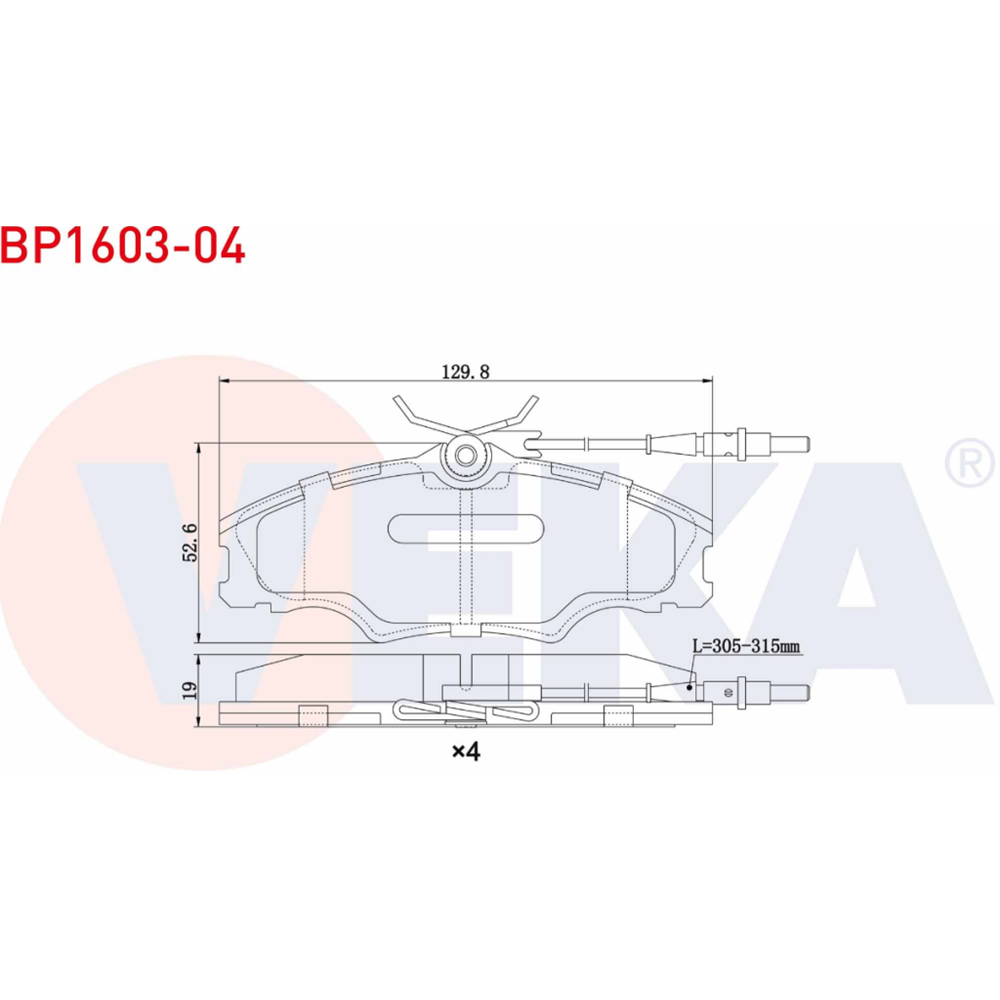 Disk Balata Peugeot 406 Ön -
