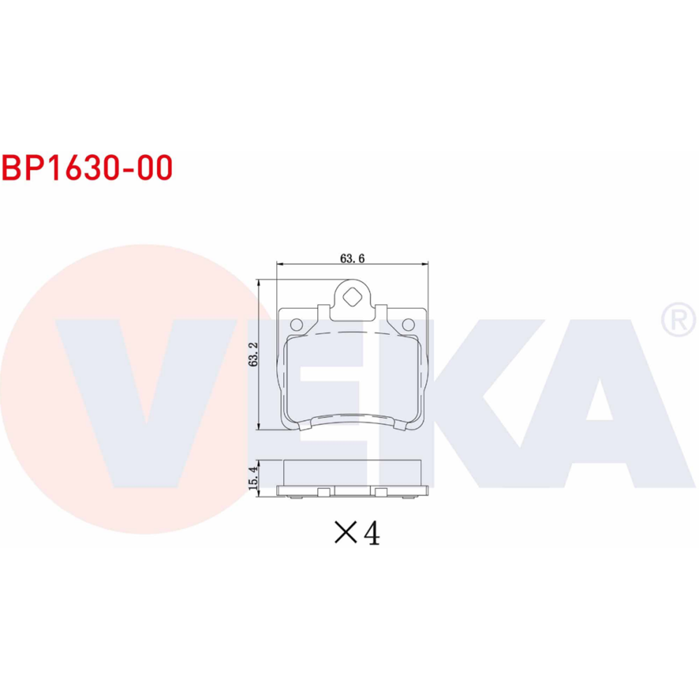 Disk Balata Mercedes C Serisi (W202) Arka -