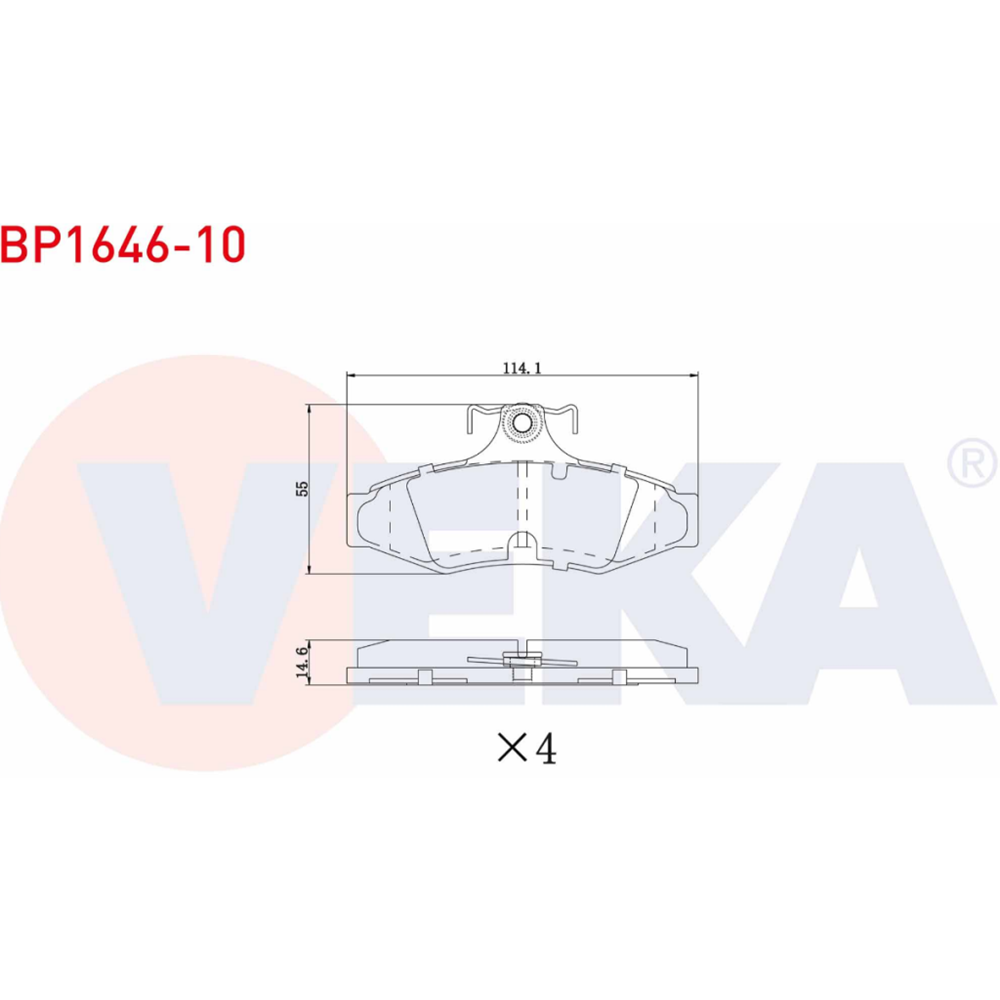 Disk Balata Daiwoo Nubira 2.0i 16v Arka -