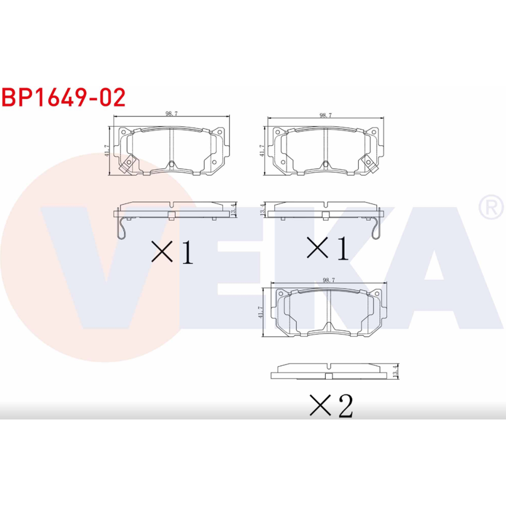 Disk Balata Kia Carens II 1.6 Arka -