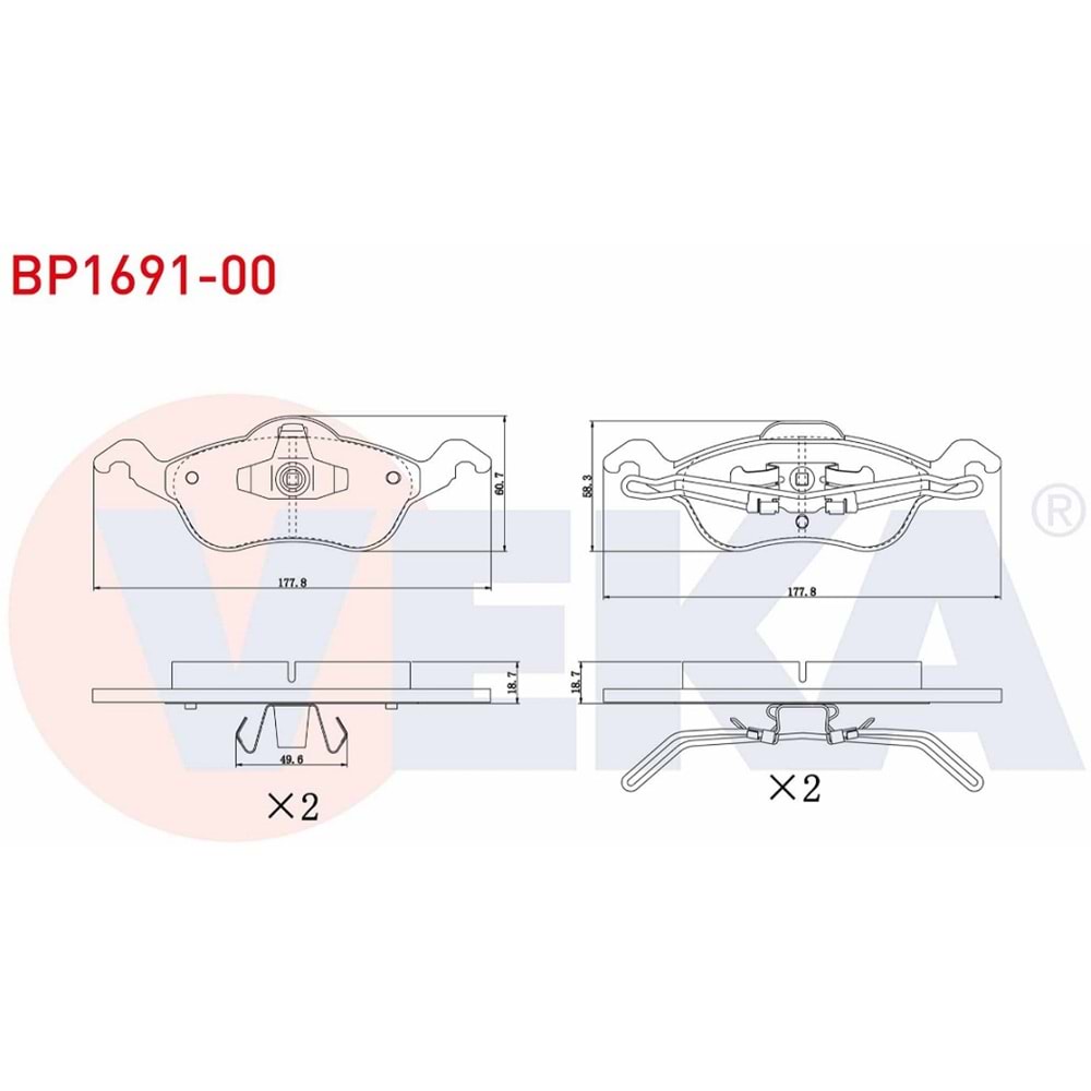 Disk Balata Ford Focus Ön -