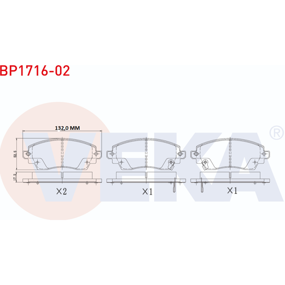 Disk Balata Toyota Corolla E11 Ön -
