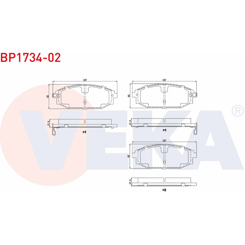 Disk Balata Hyundai Galloper Ön -
