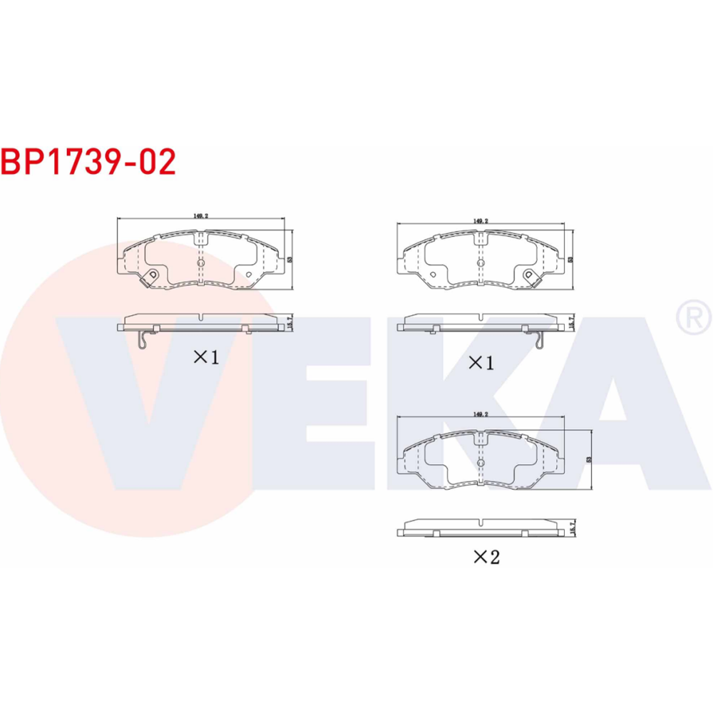 Disk Balata Hyundai, Kia Sportage Ön -