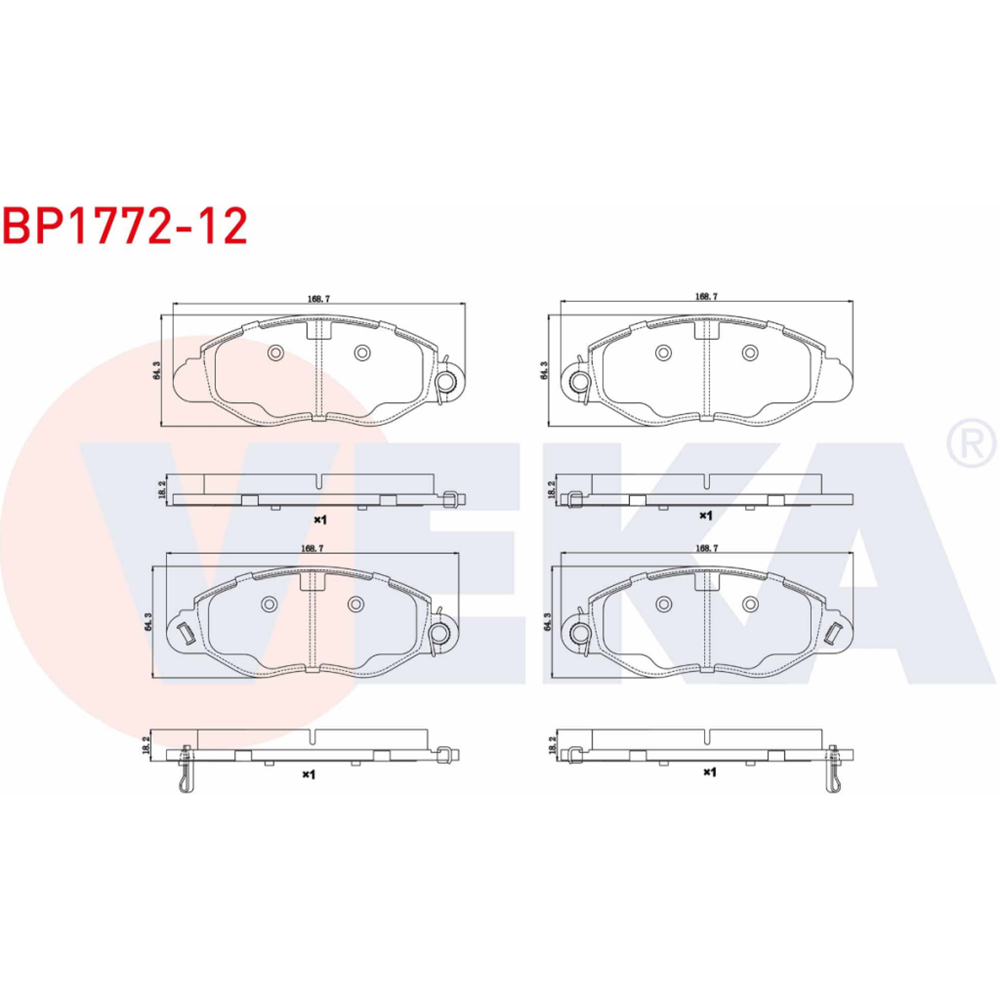 Disk Balata Ford Transit 330 Ön -