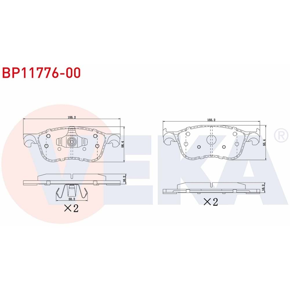Disk Balata Ford Mondeo III, Jaguar X-Type Ön -
