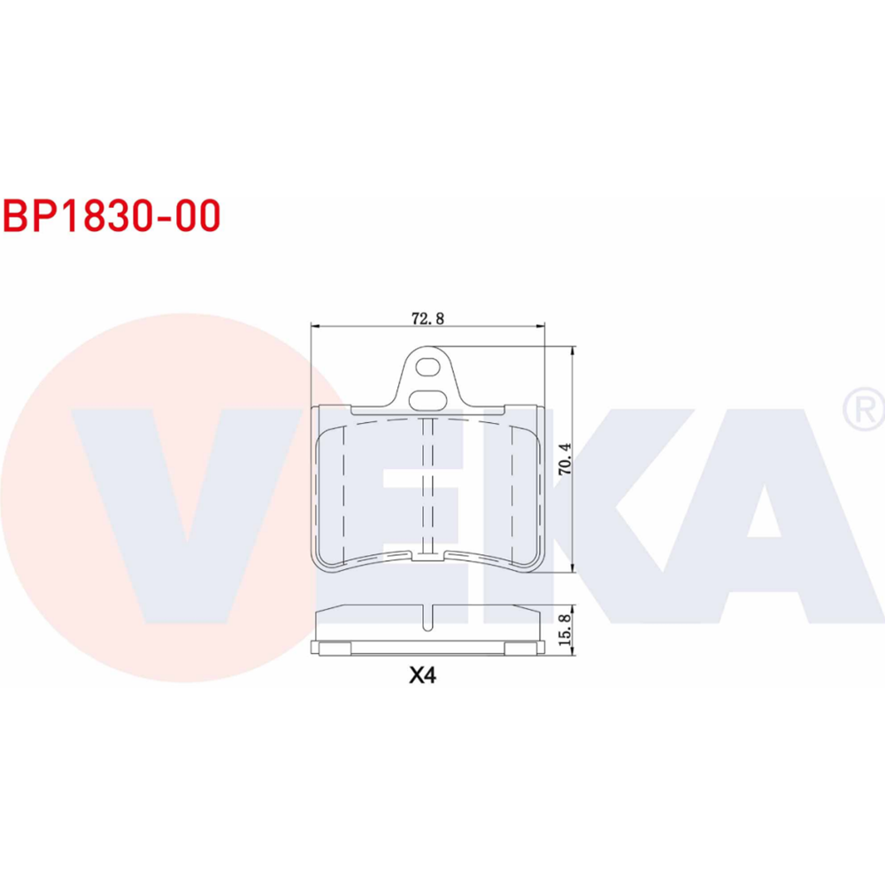Disk Balata Citroen C5 II Arka -
