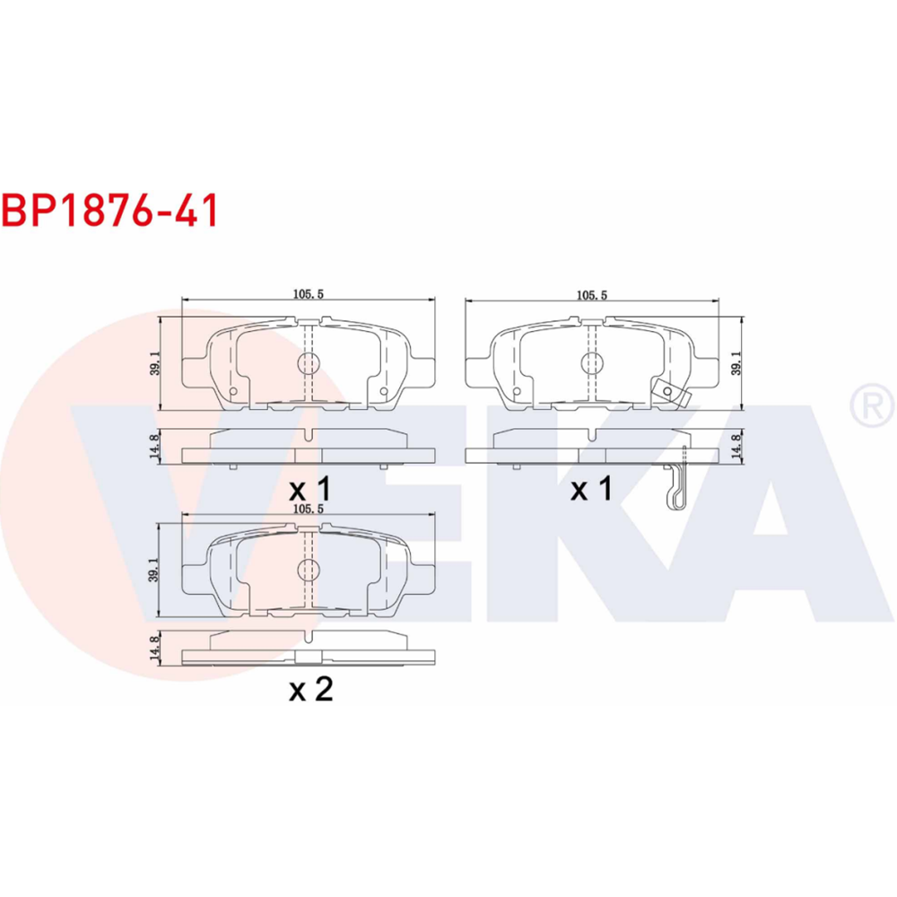 Disk Balata Nissan, Suzuki, İnfiniti Arka
