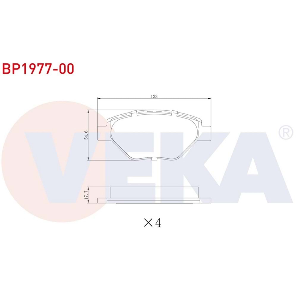 Disk Balata Renault Megane II Ön -