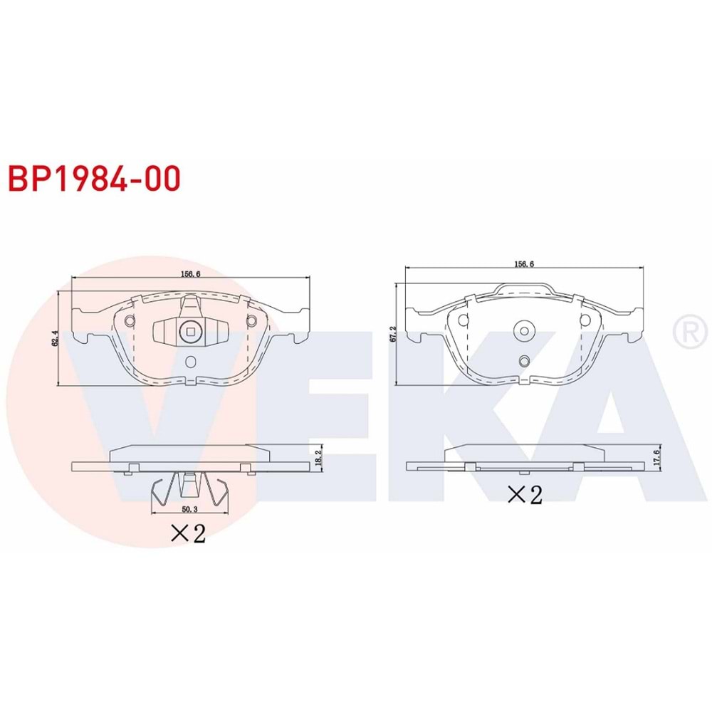 Disk Balata Ford Focus, Connect Ön -