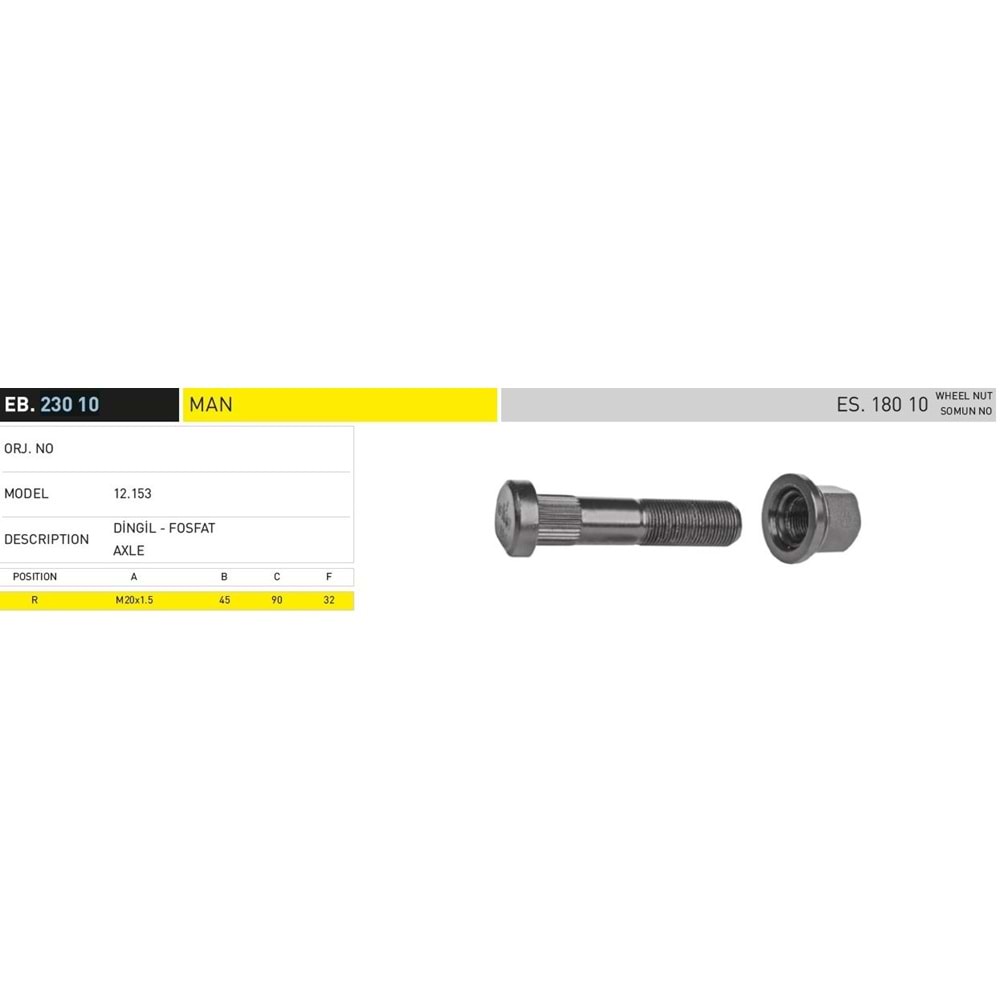 MAN 12-153 İLAVE DİNGİL BİJON - EKERSAN
