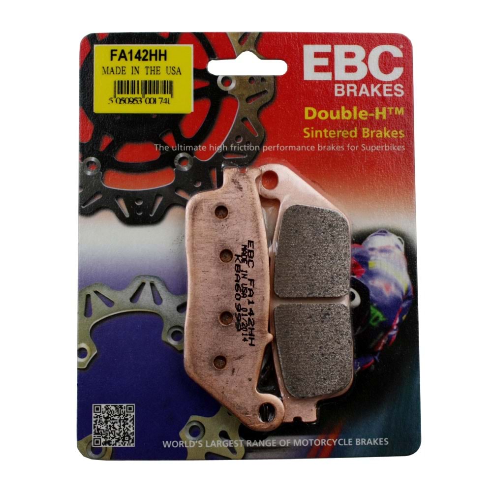 142 EBC SİNTERLİ BALATA GW250 inazuma, Z750, VT600, CBR250 R, CBR600 (FA142HH)