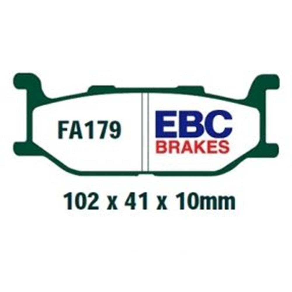 179 EBC SİNTERLİ ÖN FREN BALATASI KYMCO AK550 17-20 , XVS650 DRAG STAR , XV750 VİRAGO (FA179HH)